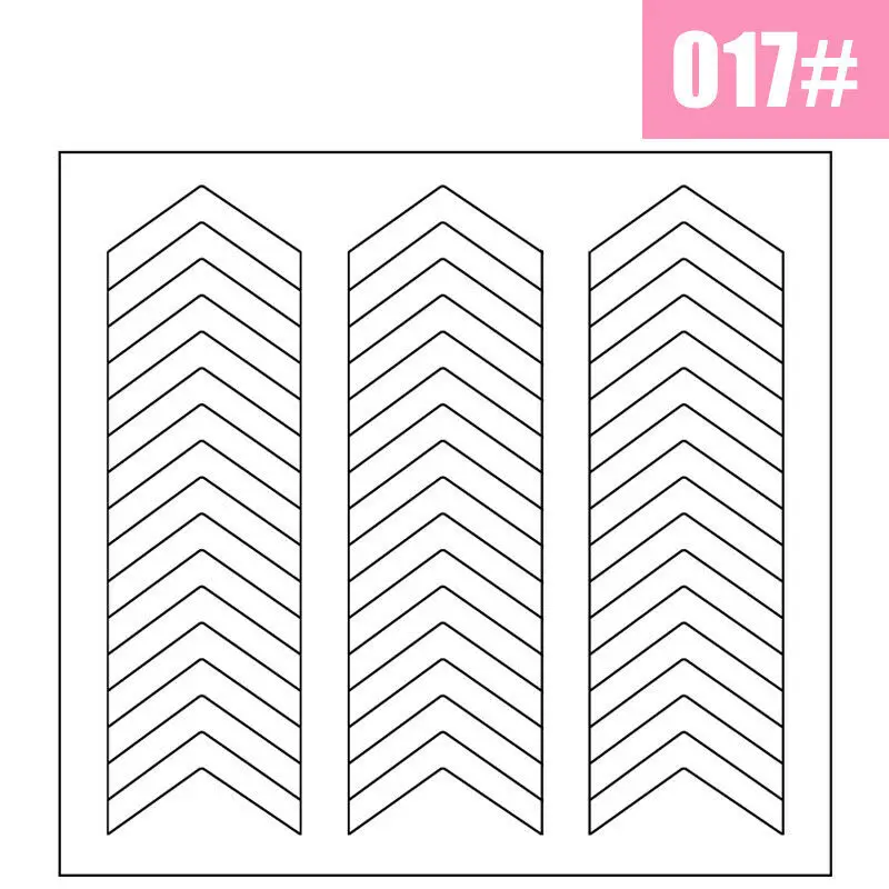5-teiliges Nail-Art-Schablonen-Set für französische Maniküre, einfache Anwendung von Nagellack, Aufkleber für perfekte Nagelspitzen – Detail 21