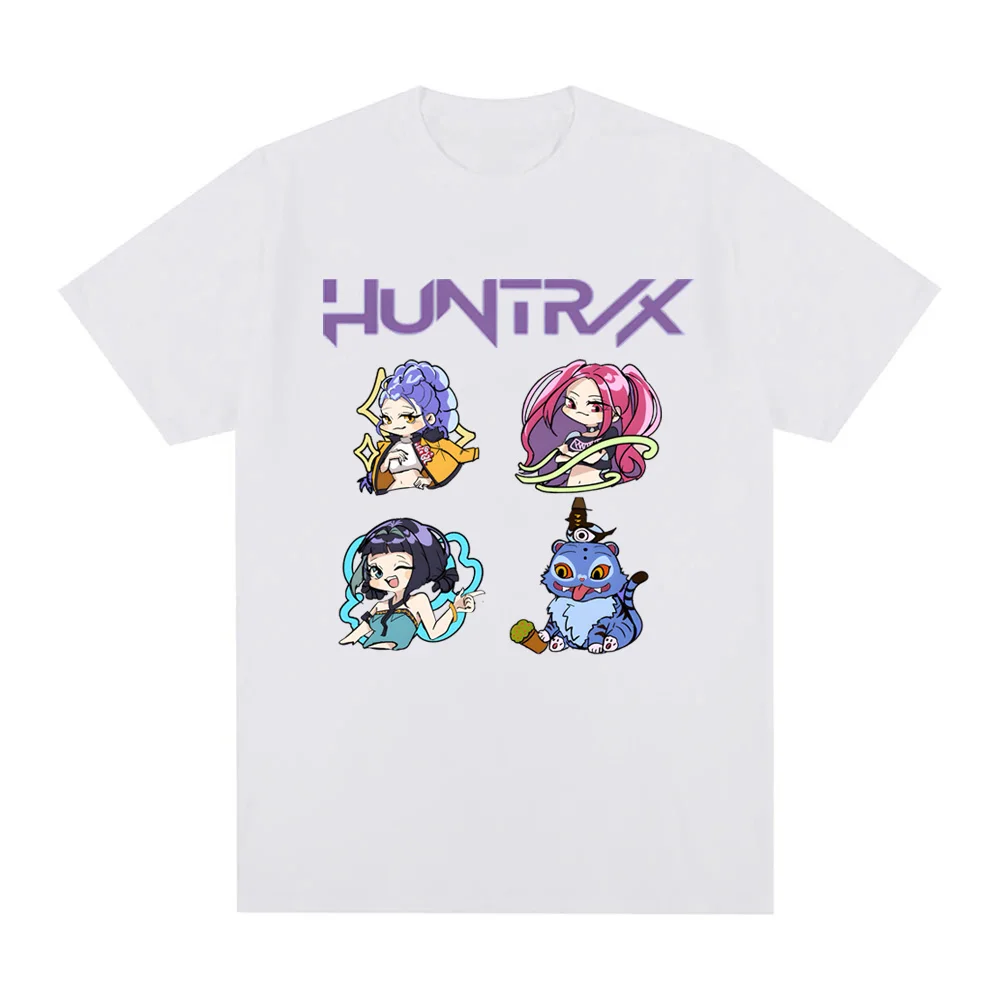 

KPop Demon HuntersT Shirt Graphic Printing Hip Hop CottonTee-shirt Short Sleeve Gothic Tshirt Unisex High Quality men/women Tops
