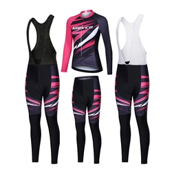 Women's Cycling Clothing Spring Autumn Outdoor Sports Suit Road Bike Jersey Outfits Roupas Femininas Acessórios Para Bicicletas