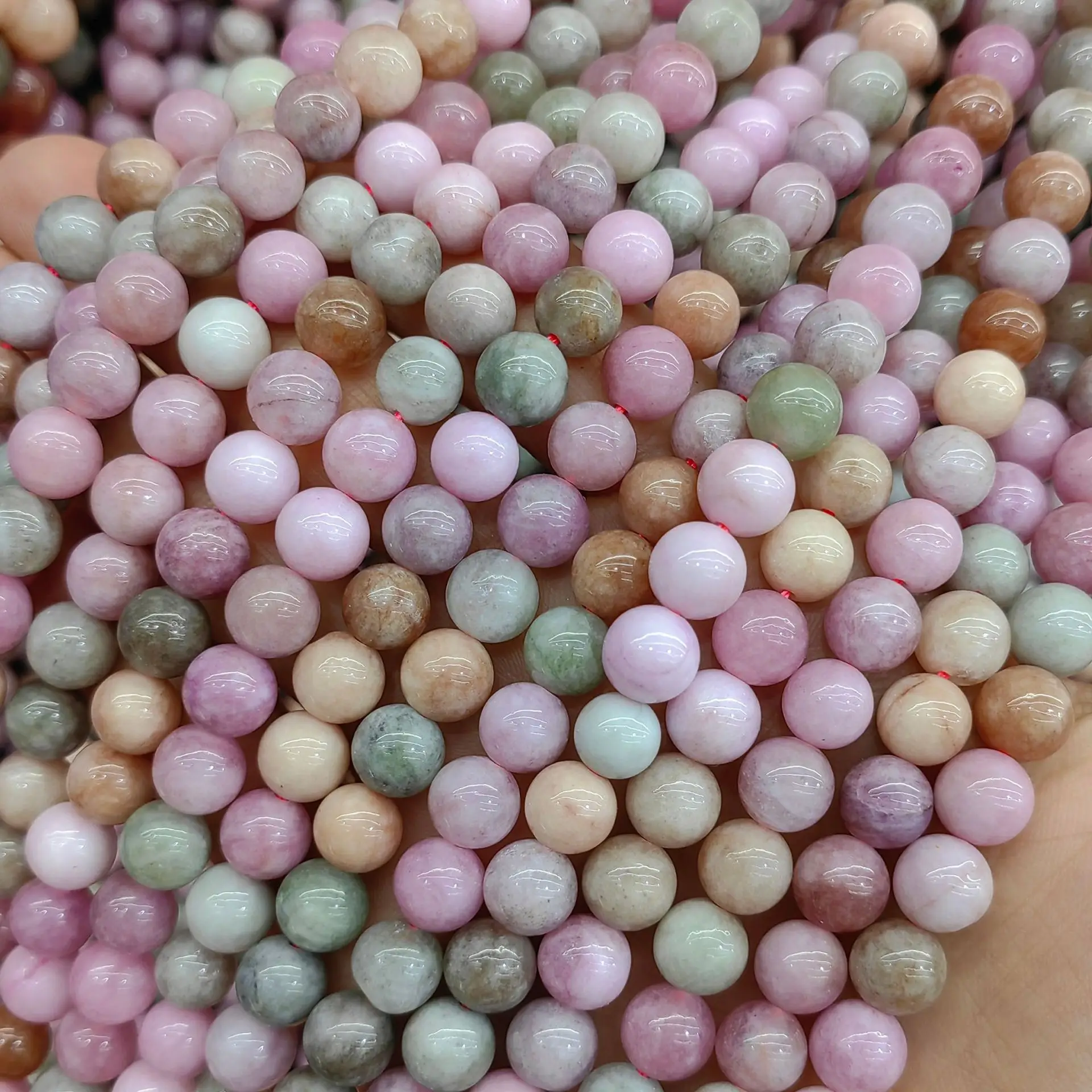 Optimization of chalcedony high imitation natural stone natural crystal beads, loose beads semi-finished diy beads jewelry acces