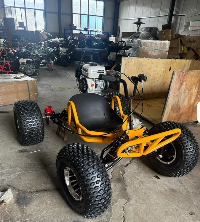 New Multi Tire Off Road Racing Kart, 212cc 4-Stroke 8/10 Inch Tires Universal All Terrain Design for Kids Adults Outdoor Leisure