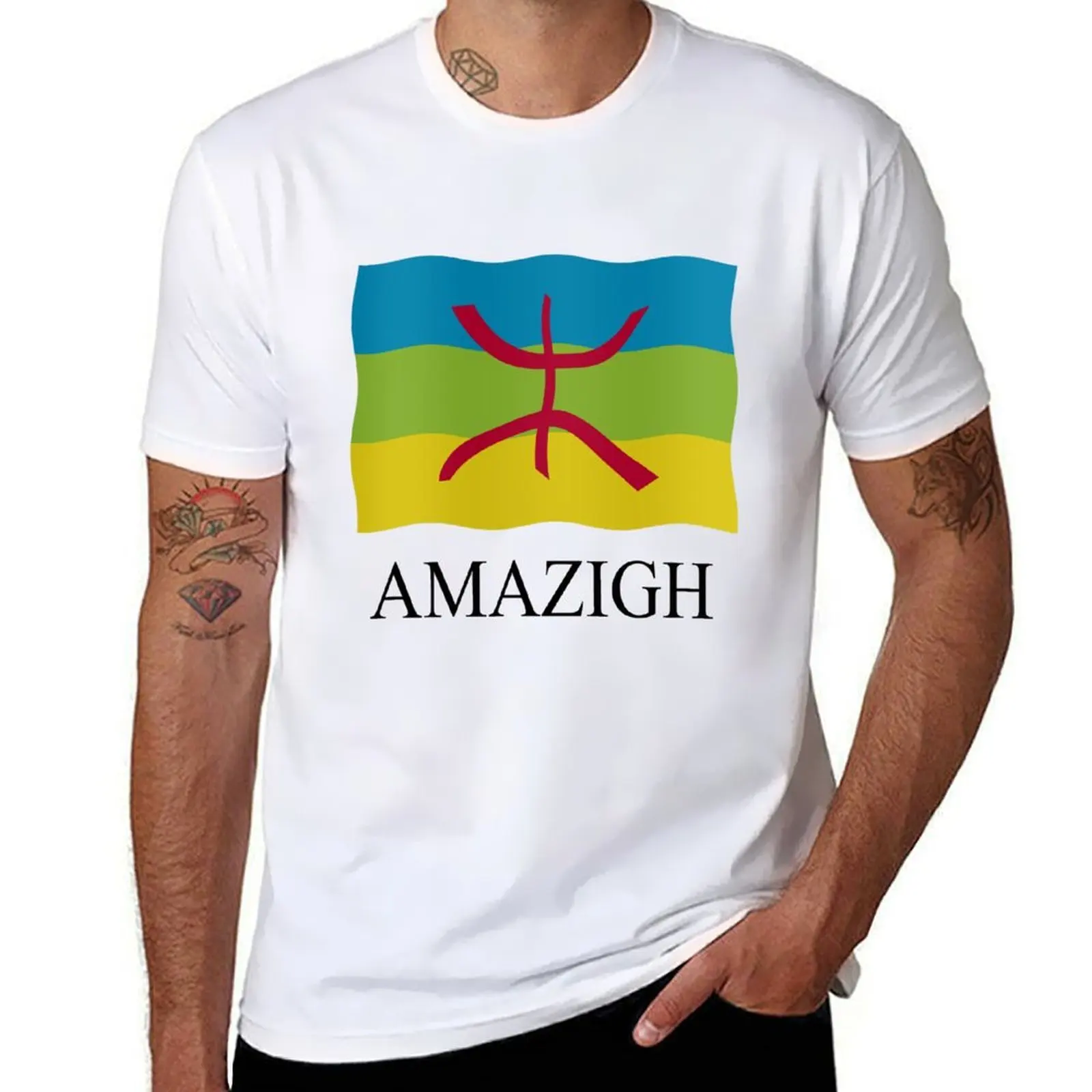 

Amazigh flag T-Shirt t shirt man luxury t shirts designer T-Shirt