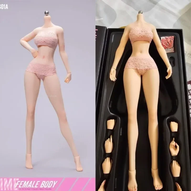 1/6 Scale 86-TS01-A Makeup Edition Platinum Silicone Ultra Soft Joint Movable Action Figures Dolls Body Female Body