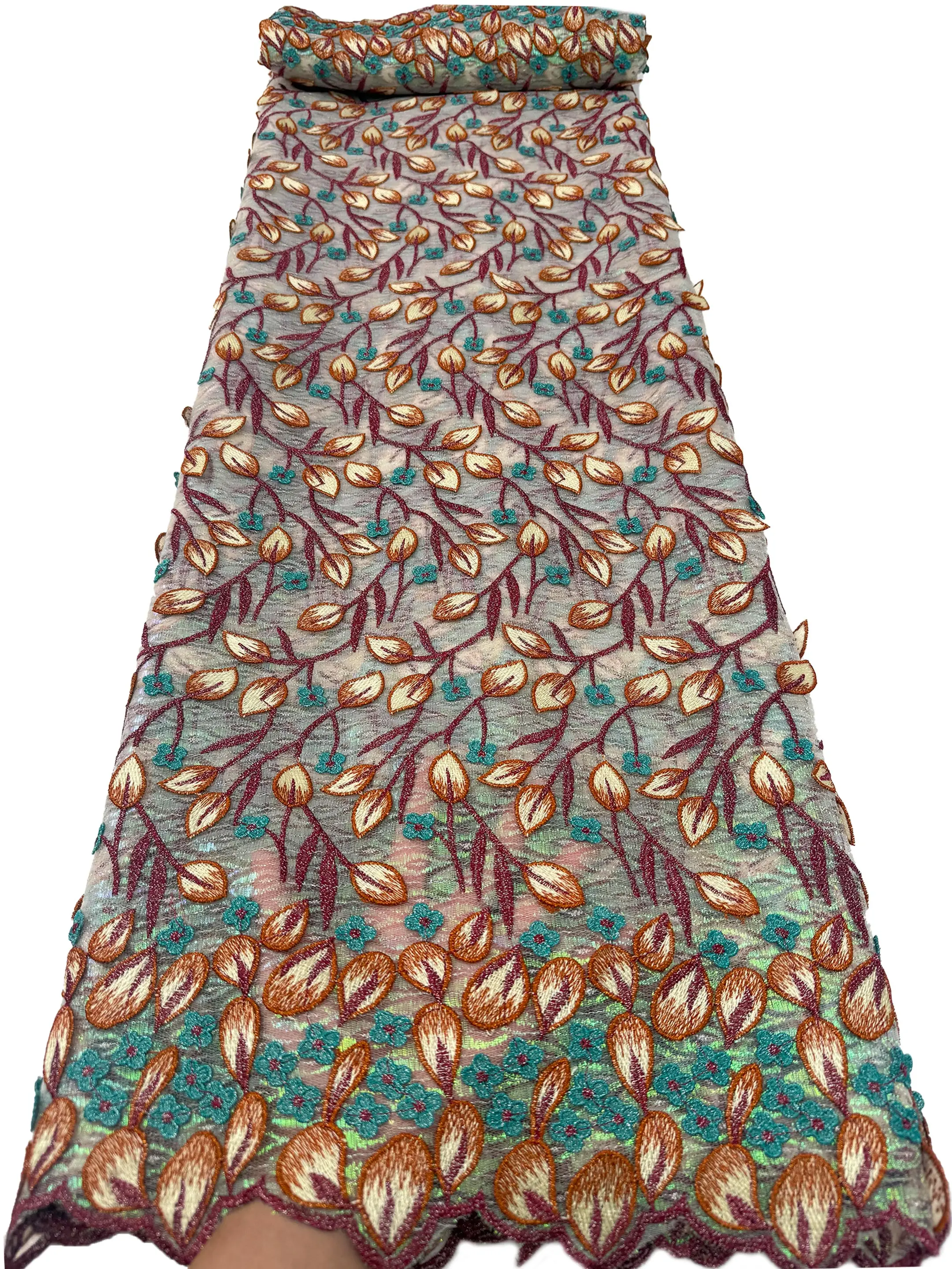 

Wholesale African 3D Tulle Lace 2026 French Net Lace Fabric Sewing Embroidered Lace Tulle Nigerian Women Wedding Dress