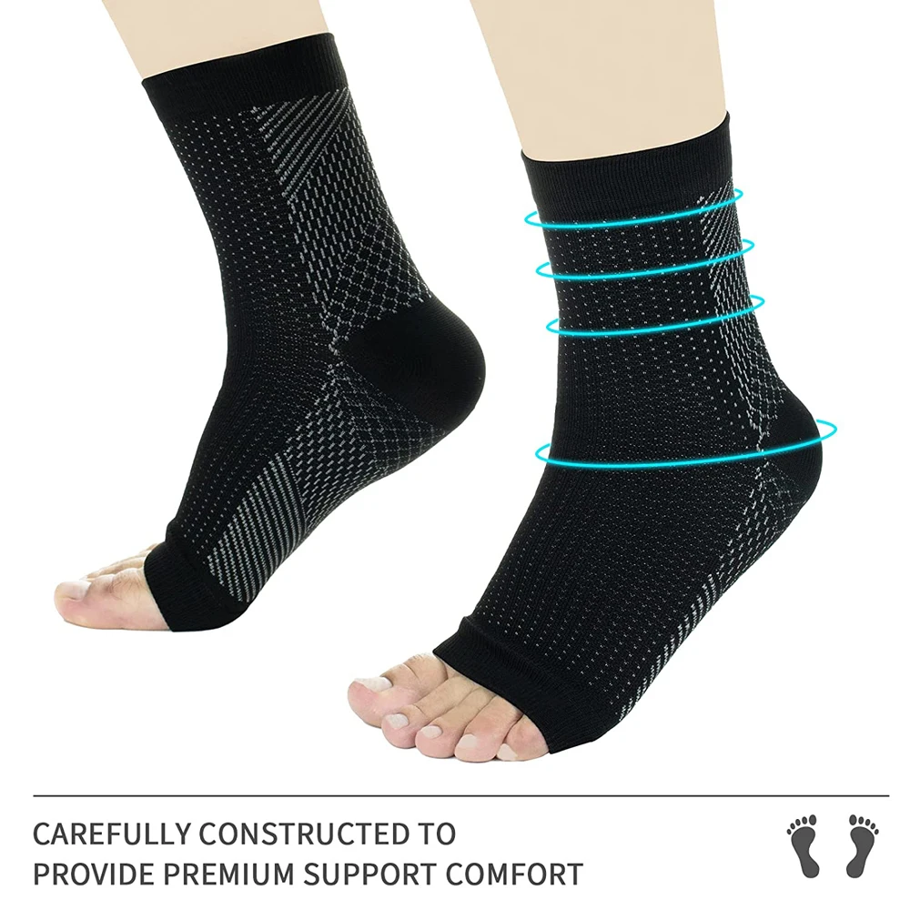 1Pair Neuropathy socks, Ankle brace Socks and Tendonitis compression socks,For Pain Relief and Plantar Fasciitis for women & man