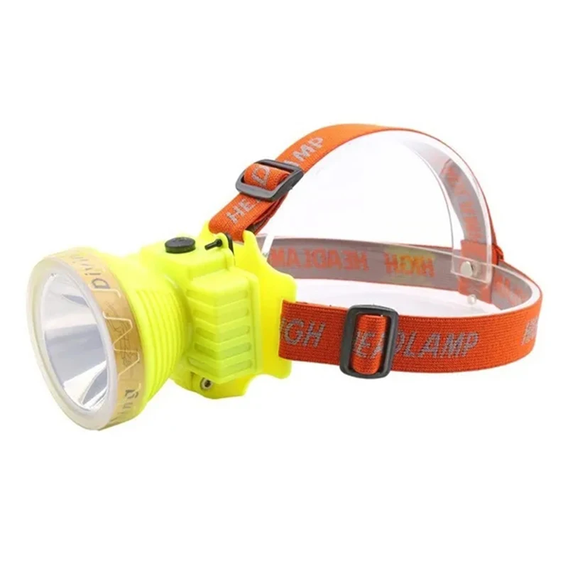 Diving Headlamp Underwater Headlight Led Scuba Head Flashlight Torch Waterproof IPX7 Rechargeable Light