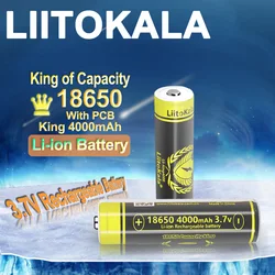 LiitoKala King4000 18650 PCB protection 3.7V lithium-ion King of Glory 4000mAh lithium battery Widely applicable