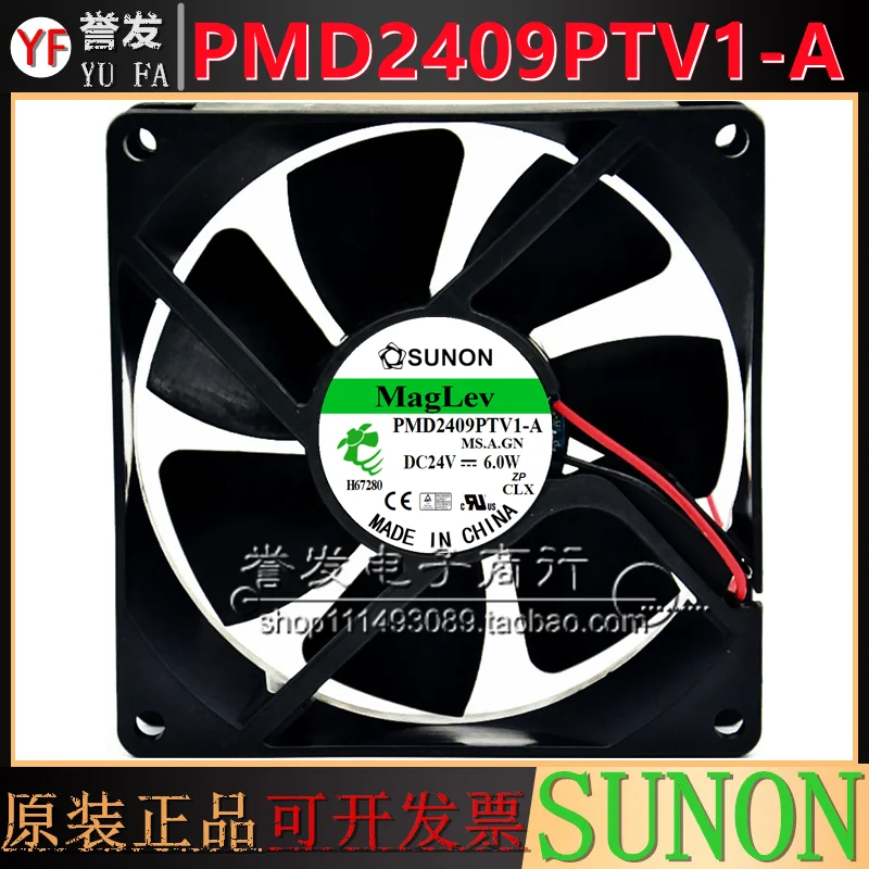 NEW ORIGINAL PMD2409PTV1-A DC24V 6.0W 9225 92x92x25mm COOLING FAN RADIATOR