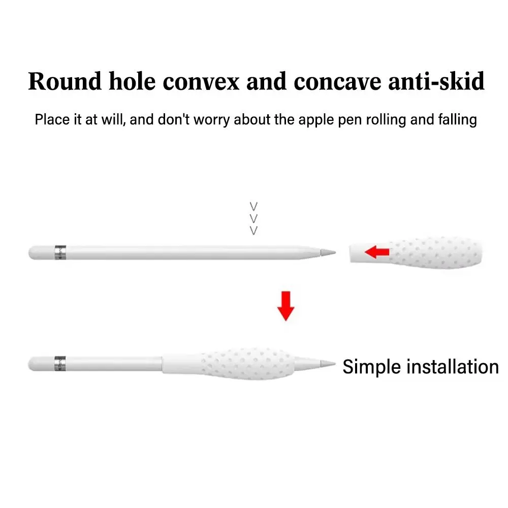 Simple Short Style Non-Slip Drop-Proof For Apple Pen Case For Ipad Pencil Skin Protective Sleeve Protective Cover