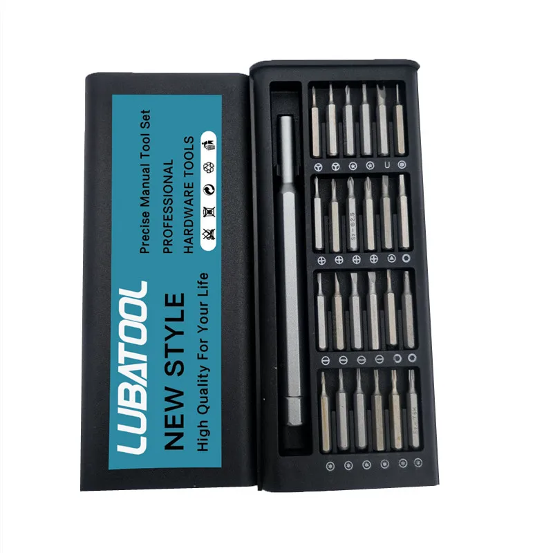 25 in 1 Precision Screwdriver Set Phillips Torx Magnetic Screw Driver Bit Professional Repair Tool Kit for IPhone Watch Camera view 5