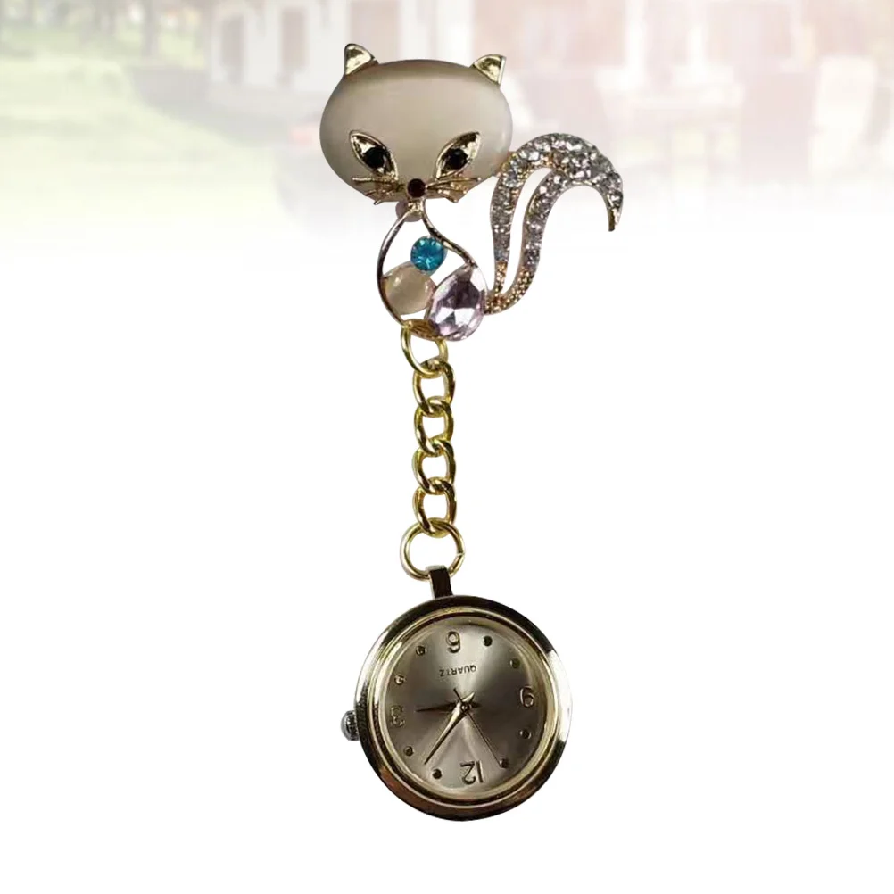 

Head Nurse Pocket Watch Creative Hanging Doctor Medical Brooch Pin Stylish Portable Nurse Watch Decoration Gift