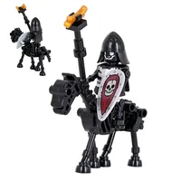 Medieval series, Skeleton Soldiers, Skeleton Knights Corps, armed dolls, building blocks, birthday gifts, desktop ornaments. 5