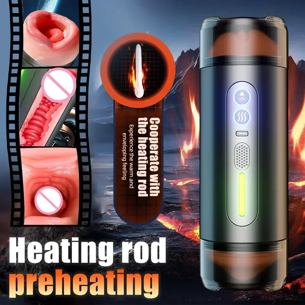 Male Masturbator Toys Automatic Sucking Masturbation Cup For Men Deep Throat Oral Vagina Suction Blowjob Vibrating Sex Machine - Image 4
