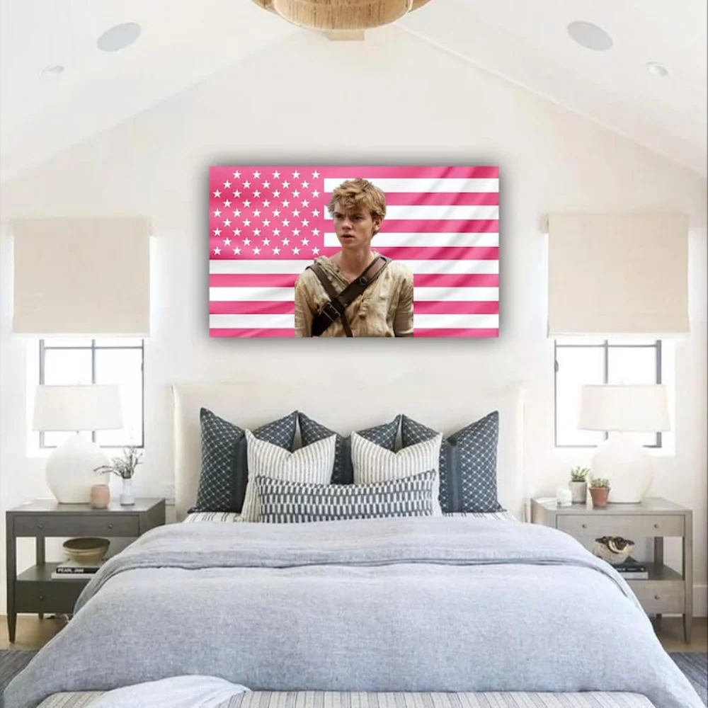 1pc Print Flag, Newt Flag|The Maze Runner Movie Poster|for THOMAS Brodie Sangster Wall Tapestry for Dorm or Frat Room | Newtfro
