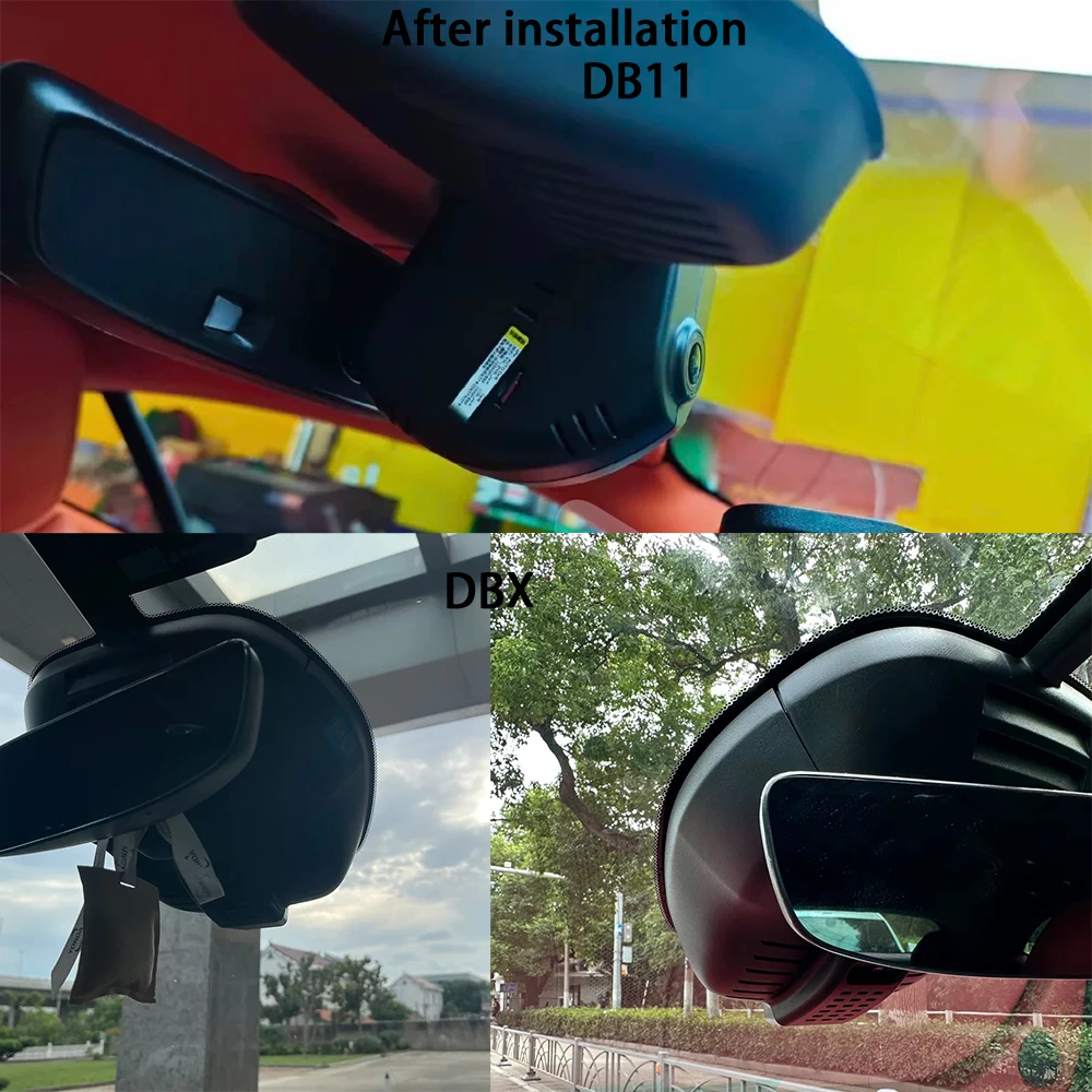 for Aston Martin DB11 DBX 2016-2025 4K DVR Dash Cam OEM Front Rear Camera Video Recorder Wifi 2160P Loop Recording Night Vision