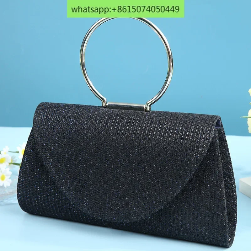 Circular Handheld Dinner Bag Fashionable Niche Chain Shoulder Bag Handbag