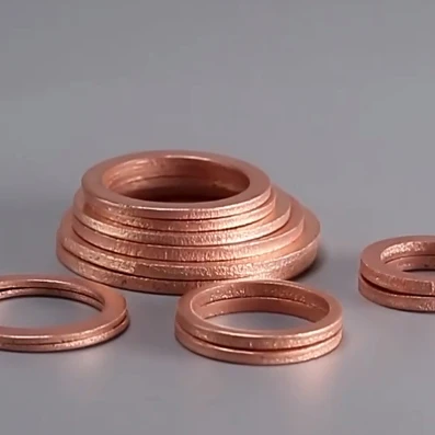 M3 M4 M5 M6 M8 M10 Copper Flat Washers Purple Copper Ring Gaskets Seal Plain Spacer Washers Fastener