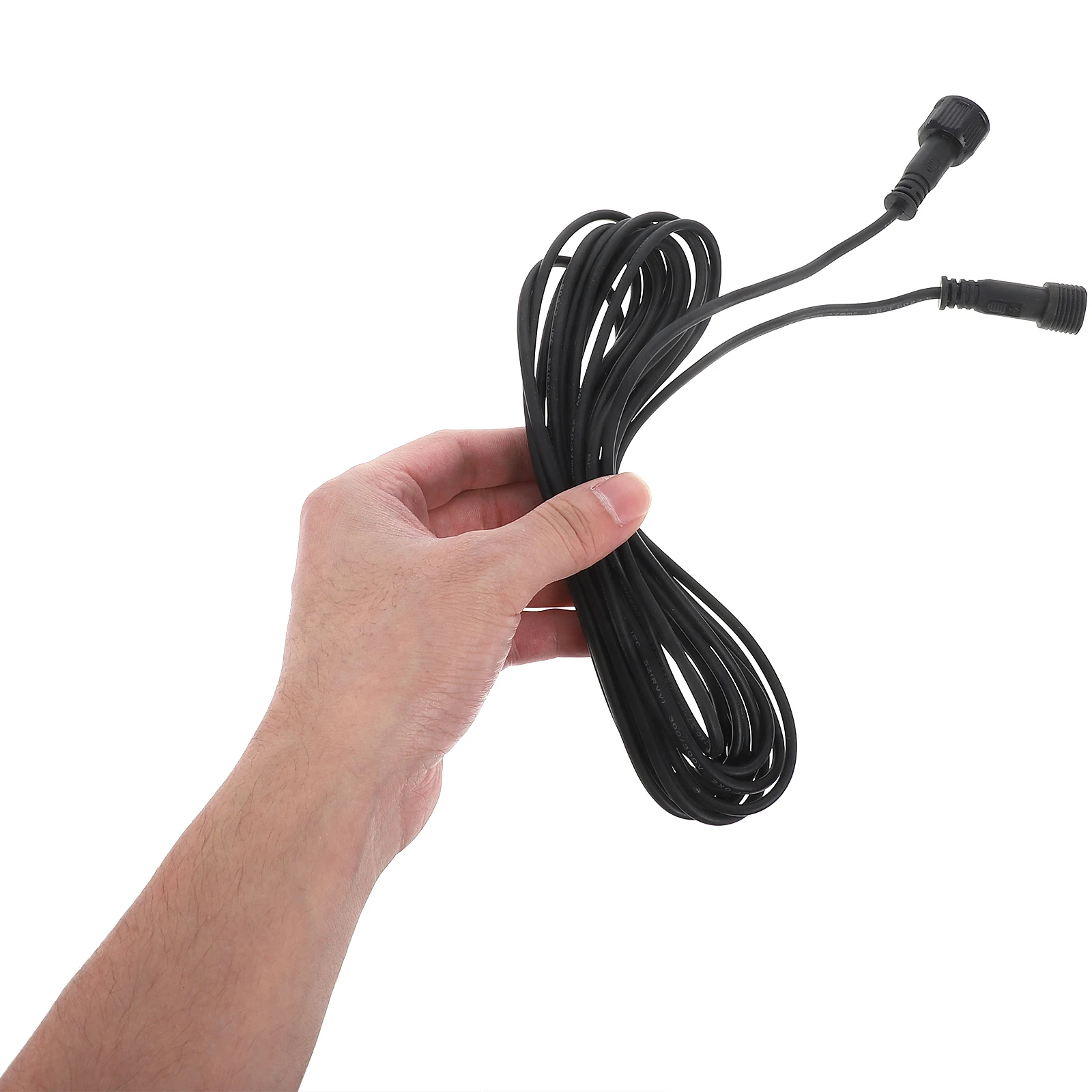 

Solar Lamp Cable 5M Solar Lamp Extension Cord Weatherproof Outdoor Power Cord Dual Pin Interface Heavy Duty Lighting Solution