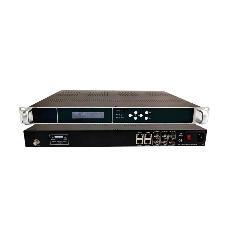 16 Channel Ip to Isdb-t Modulator with Multiplexed and PSI/SI Technology