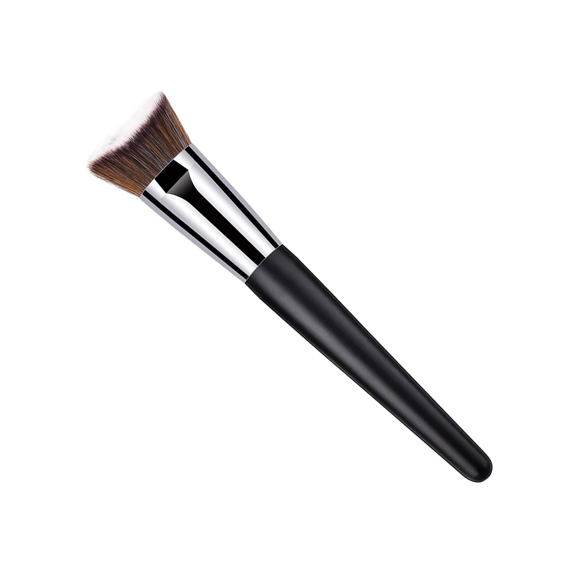 Juego de brochas de maquillaje con mango de madera, cerdas de nailon de primera calidad, denso y suave para uso diario profesional, cosméticos faciales en polvo para mujer