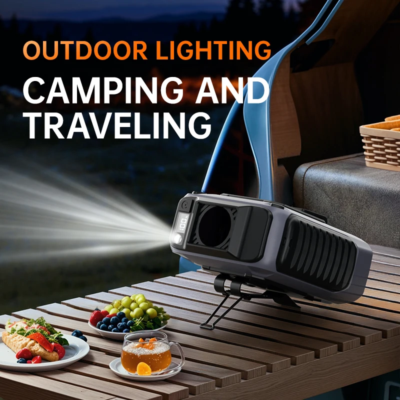 Оптовый портативный вентилятор с Power Bank, подвесной шейный вентилятор, 4000 мАч, шейный вентилятор, поясной вентилятор