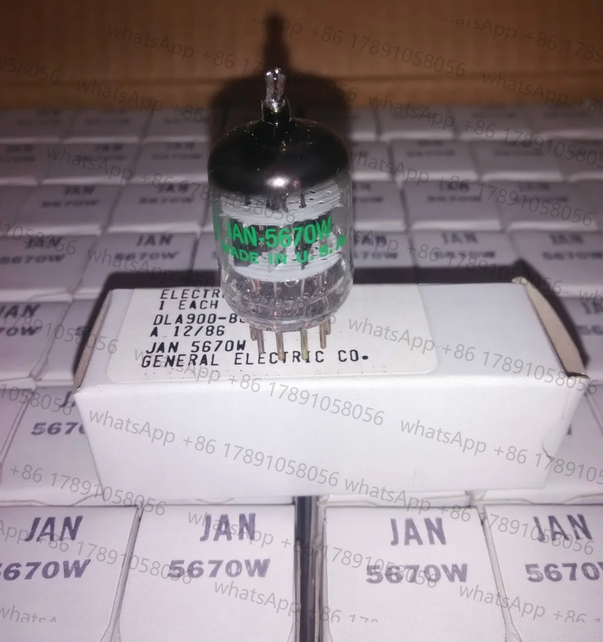 

Новая электронная трубка 5670W GE5670 заменяет RCA Пекин 6N3 6H3N 6N3 396A