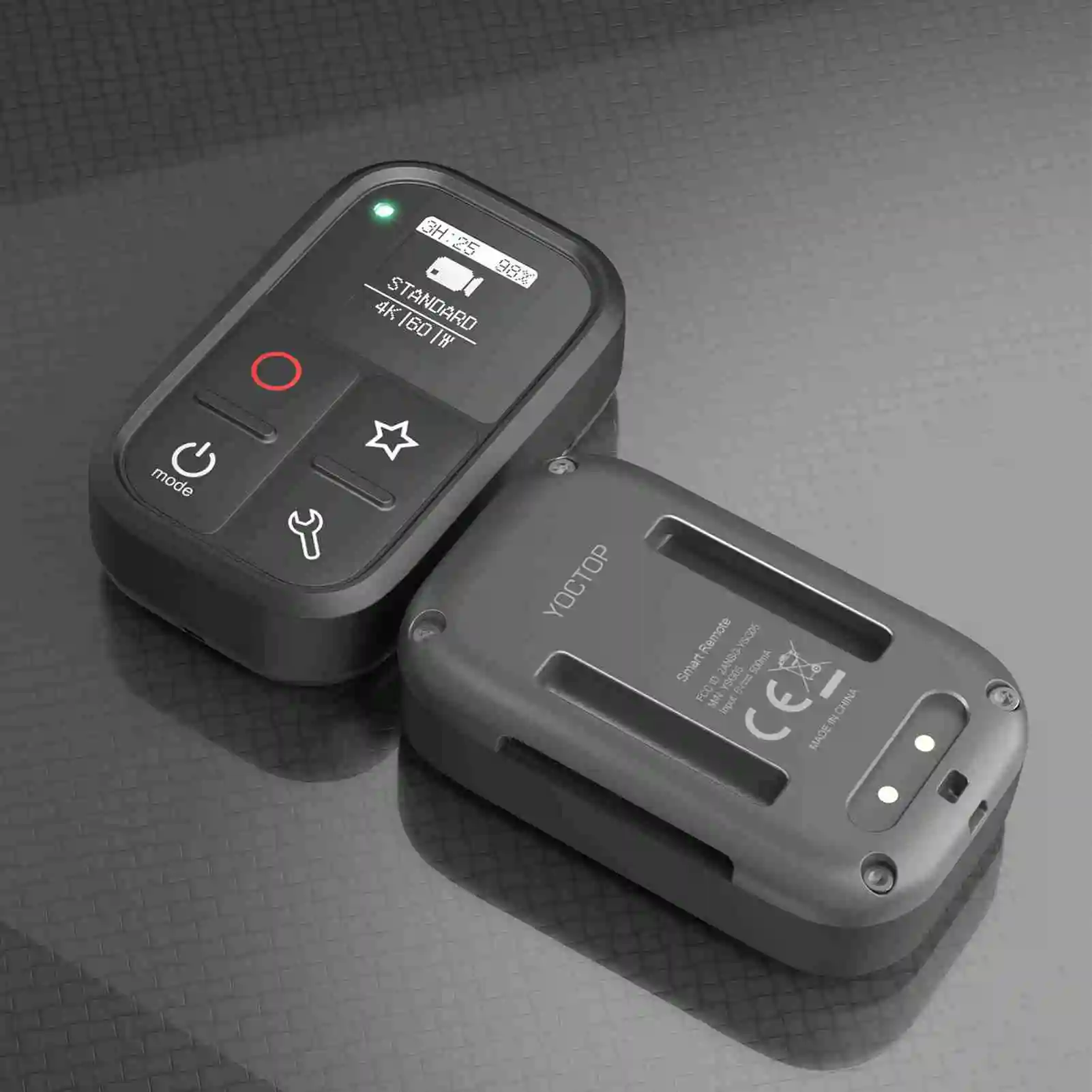 Action Camera Remote Control OLED Display 80M Control Distance Wireless Camera Remote Controller Replacement for Go Pro Series