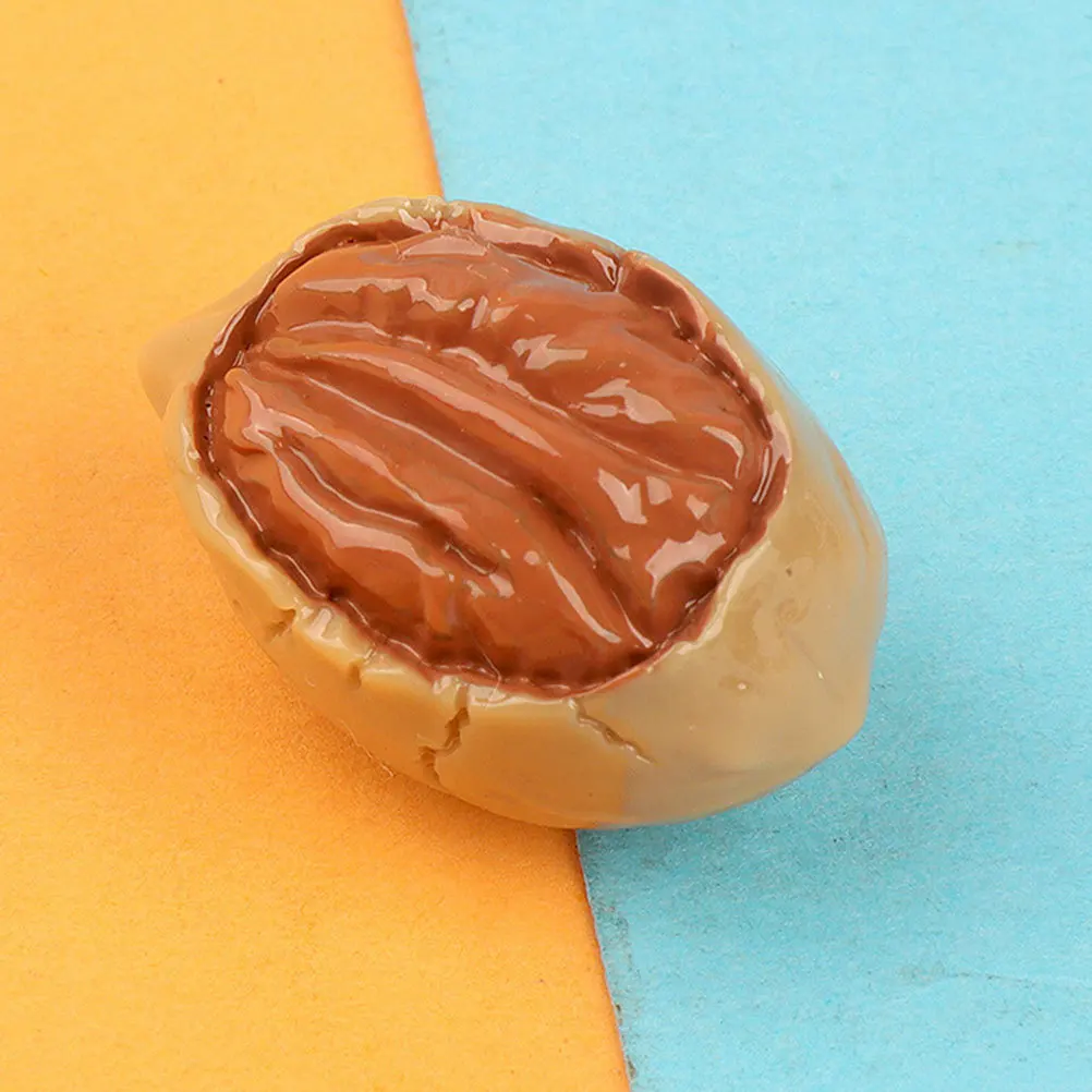 20개 시뮬레이션 견과류 미니어처 하우스 푸드 데코 레진 공예 사실적인 가짜 견과류 DIY 장면 레이아웃 놀이 주방용