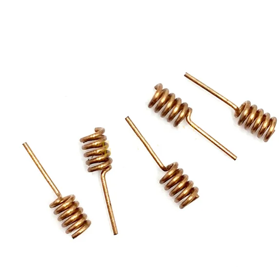 10pcs All copper wifi built-in wireless module bluetooth antenna helical antenna direct welding PCB board 2.4G spring antenna