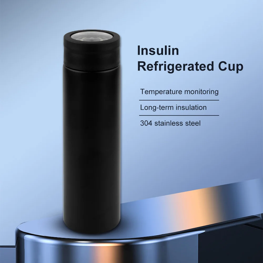 2/1pcs Mini Insulin Refrigerator Box for Car Travel Outdoors Household Insulin Cooler Refrigerated Cup Medicine Cooling Case New