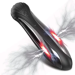 Scossa elettrica anale Butt Plug vibratore anale massaggiatore prostatico Dildo vibratore Shock elettrico vibratore proiettile giocattoli del sesso per gli uomini