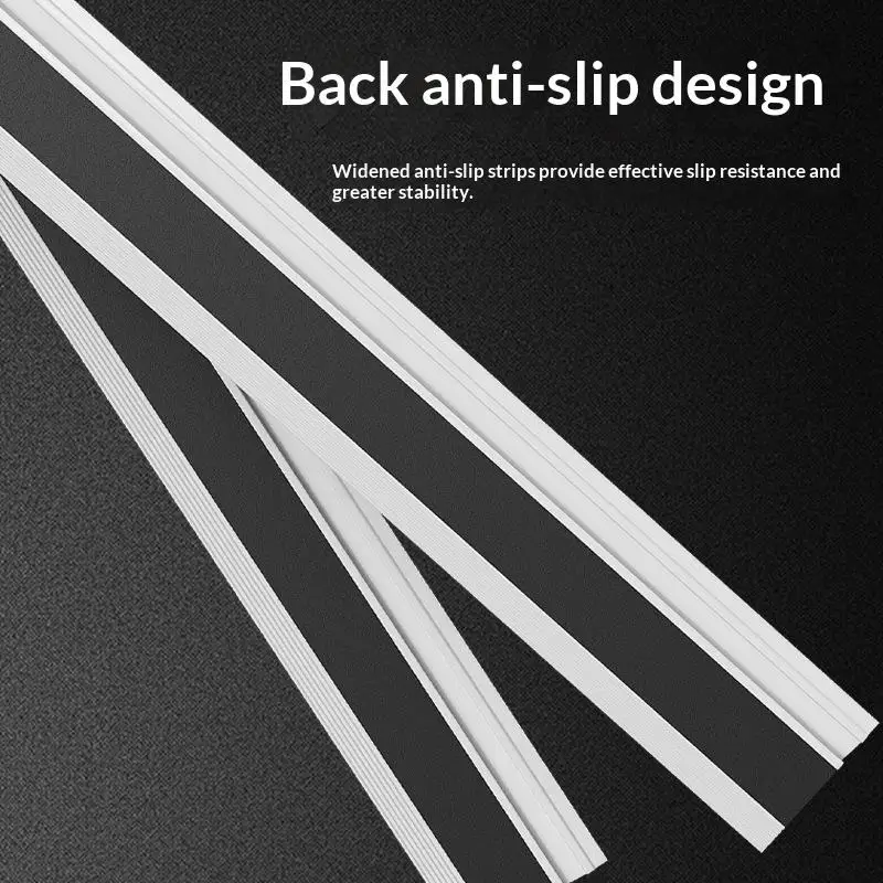 Aluminum Alloy Protective Ruler Anti Slip Design Cut Resistant Edge No Ink Bleed For School Office Drawing Crafting Measuring