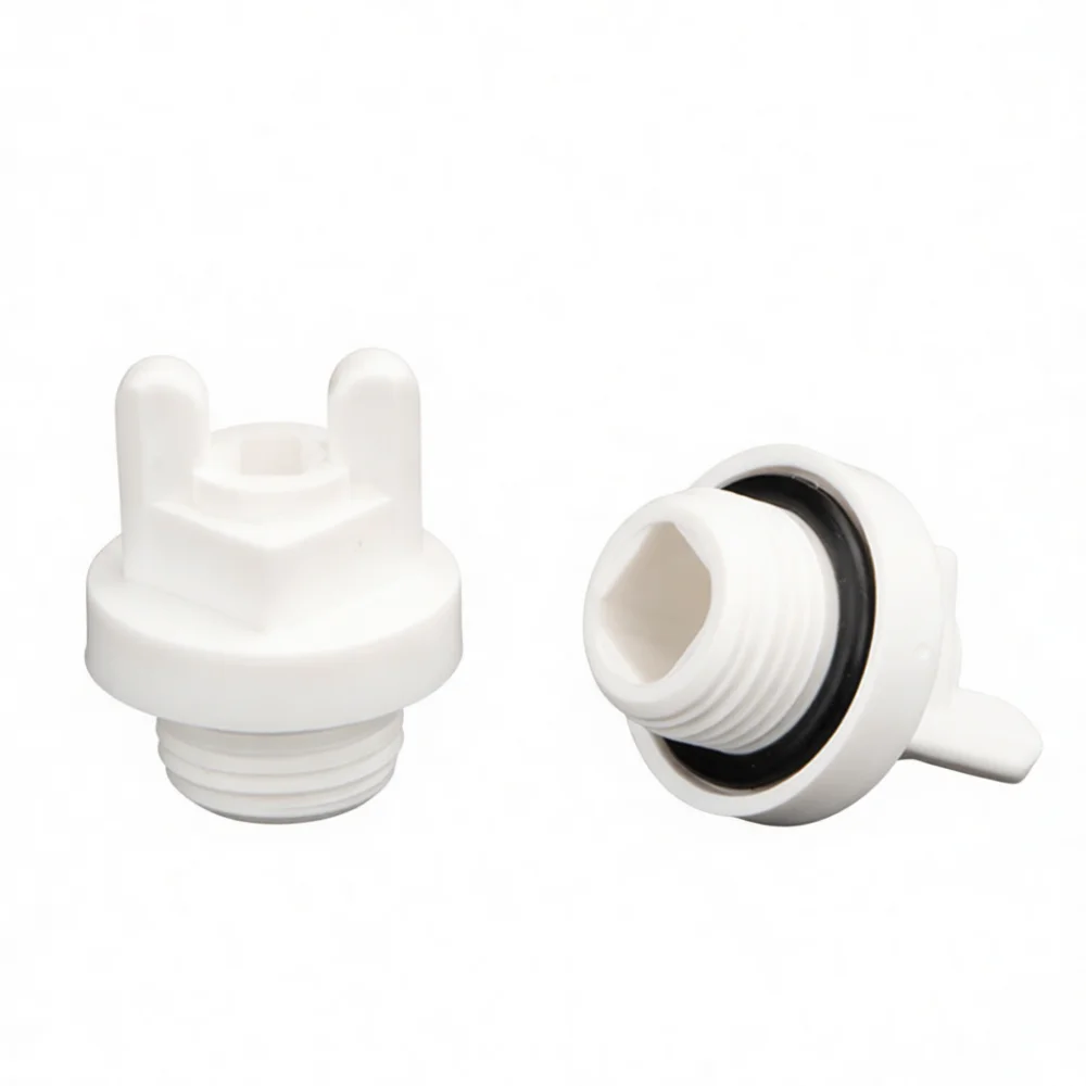 Durable PPR Pipe End Cap Plastic Threaded Plug Water Fitting Leak Prevention Stopper For Hydraulic System Repair Installation