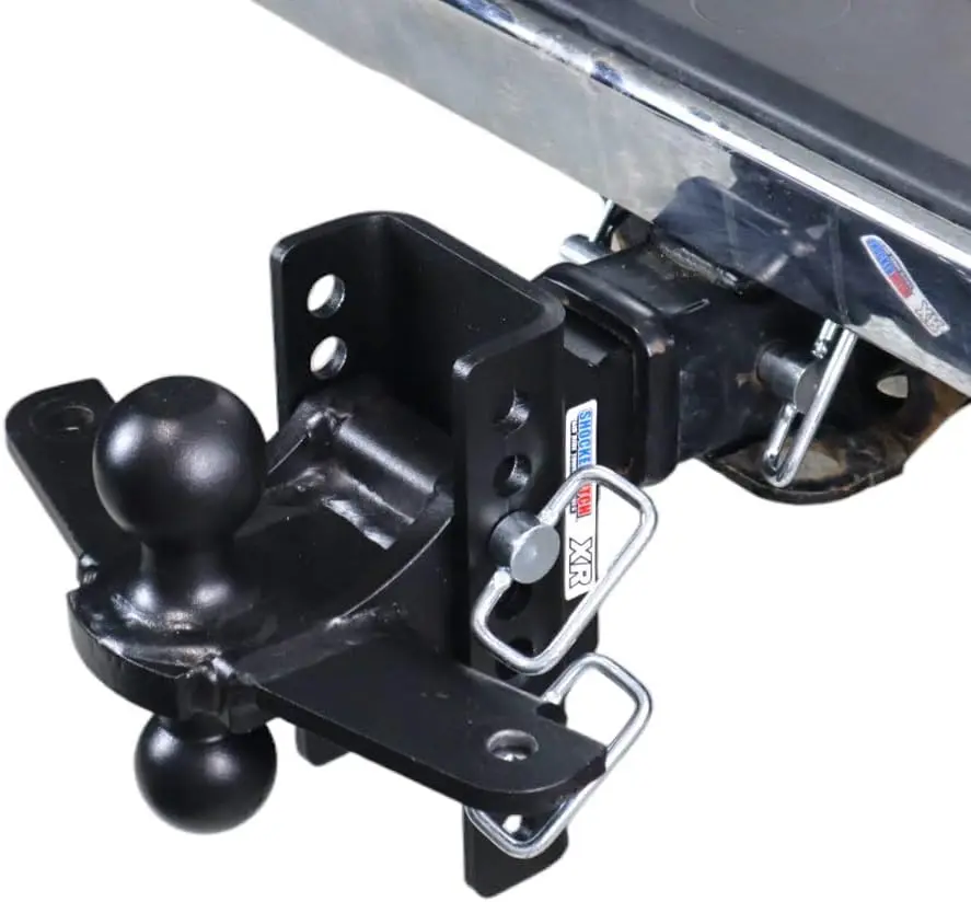 

XR Combo Ball Hitch with Sway Control Tabs, Fits 2" Hitch 8 Hole Black 2 & 2-5/16" Balls