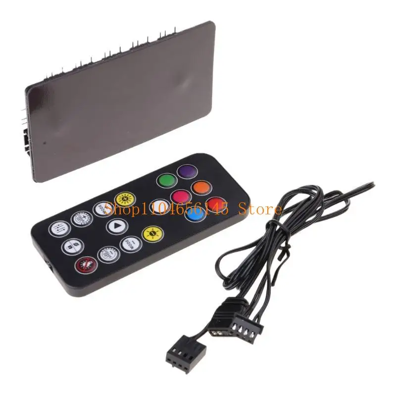 652F Intelligent ARGB and PWM HUB Motherboards Synchronization Cable Multi-Connection