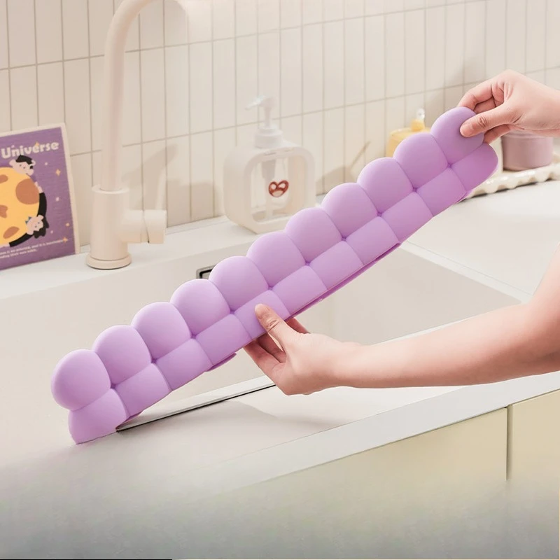 Silicone sink water retaining plate, easy to clean, kitchen, bathroom, anti-edge pool water retaining strip
