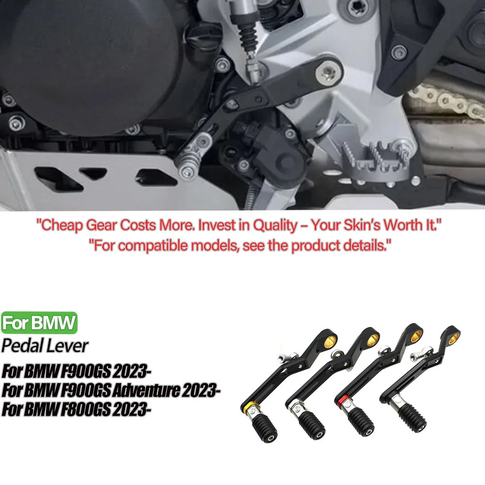 

Мотоциклетный алюминиевый регулируемый складной рычаг переключения передач, педаль переключения передач, подходит для BMW F900GS F 900 GS ADV Adventure F800GS 2023-
