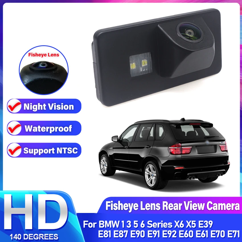 Waterproof Night Vision NTSC Car Rear View Reverse Camera For BMW 1 3 5 6 Series X6 X5 E39 E81 E87 E90 E91 E92 E60 E61 E70 E71