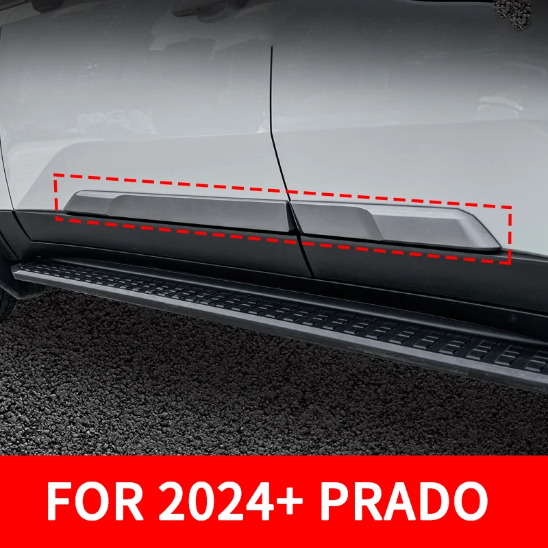 

Наклейка на боковую накладку двери автомобиля, защита от столкновений на кузов автомобиля, наклейка для экстерьера автомобиля, аксессуары для Land Cruiser Prado LC250 2024