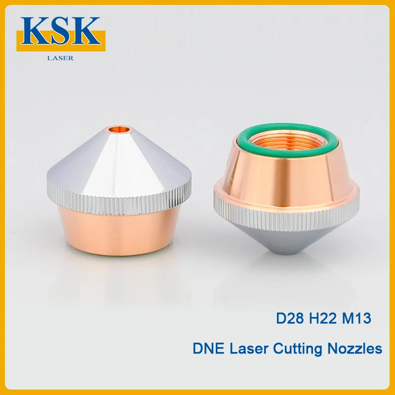 KSK DNE D28 Copper Laser Nozzle DNE Laser Cutting Machine Parts Enlarged Nozzle & Customized
