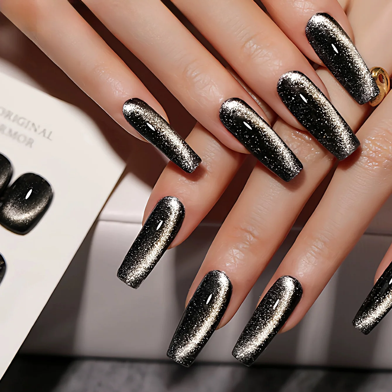 1 stks SHAKA Herfst Zwarte Parel Cat Eye Gel Nagellak 2025 Nieuwe Collectie Met Mysterie En Whitening Kerst nagel Gel