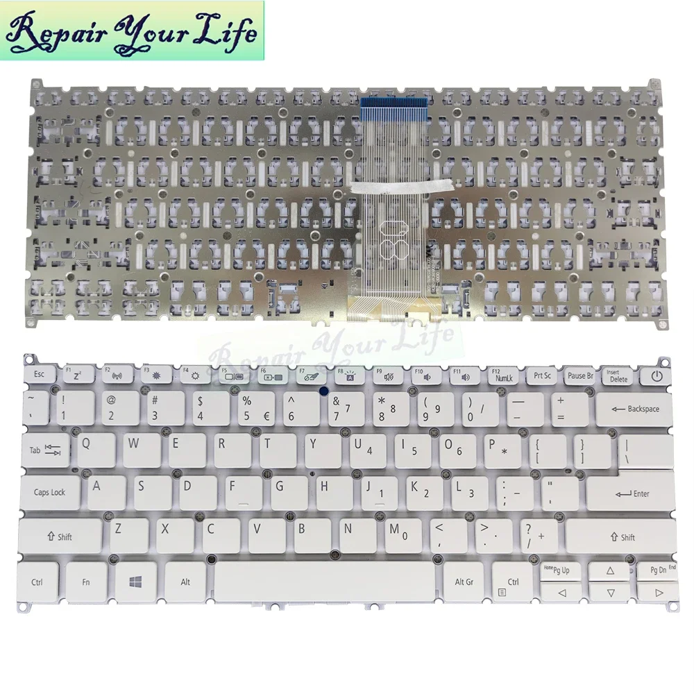 SF314 US English RU Russian Keyboard for Acer Swift 3 SF314-54 SF314-54G SF314-41 SF314-41G Laptop Replacement Parts SV3P-A80BWL