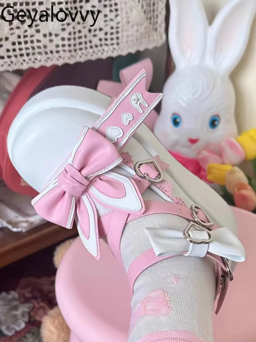 

Lolita Original Student Sweet & Cute Chunky Heel Shoes 2026 New Arrival Versatile Casual Everyday Height Increasing Shoes