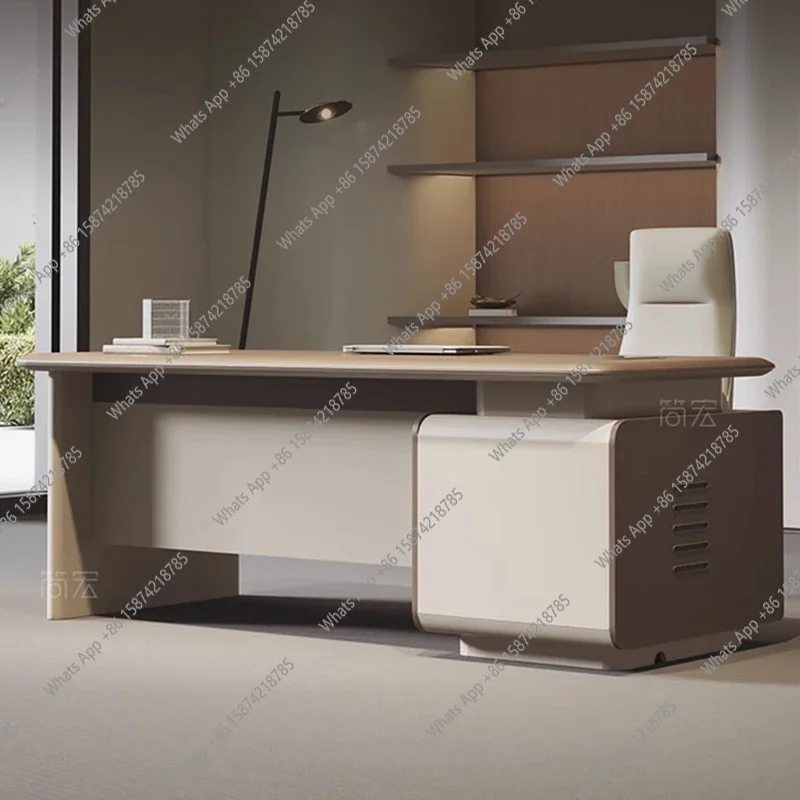 XS Modern houten bureau Staande decoratie Slaapkamer Bureau Luxe design Multifunctioneel Meuble Bureau Meubels