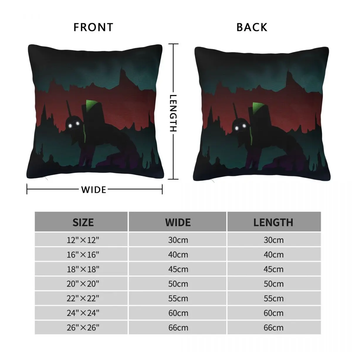 Beast Mode Square Pillowcase Polyester Linen Velvet Creative Zip Decor Home Cushion Cover