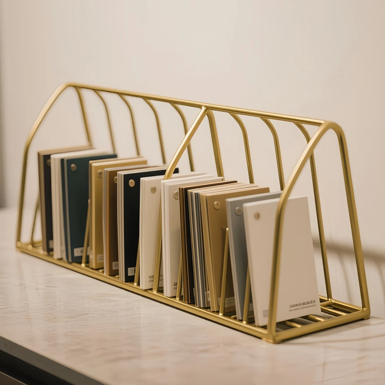 Building materials store swatch countertop storage rack swatch integrated ceiling sample rack ceramic stone display rack clothin