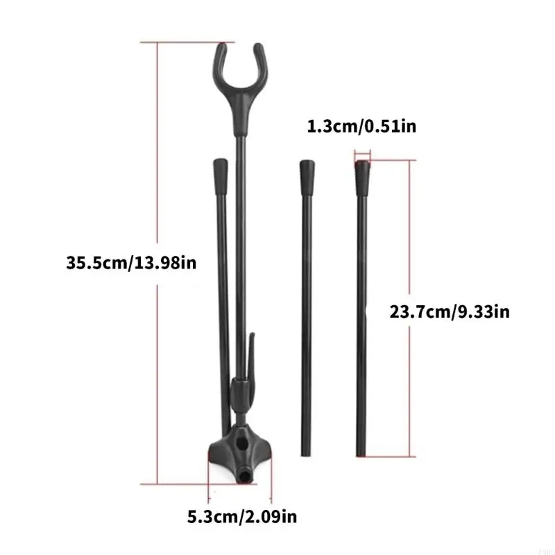 P88e portabel recurve bows holder rakitan gantungan gantungan lipat busur recurve mendukung dudukan