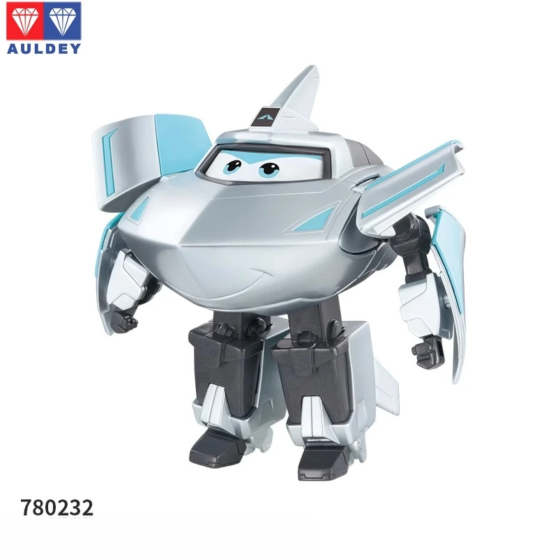 Auldey Super Wings Jett Dizzy Golden Boy Tino Traver Marty Taki Tiki Sally Robot Transformable con Hangar Playset juguete para niños