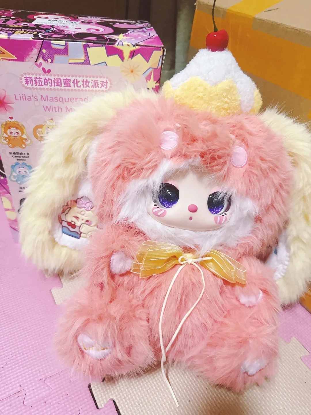 New Baby Three lila 600% V3 Dessert Master Elephant Rabbit Blind Box Cute Doll Mystery For Halloween Soft  Pendant Trendy Toy view 6