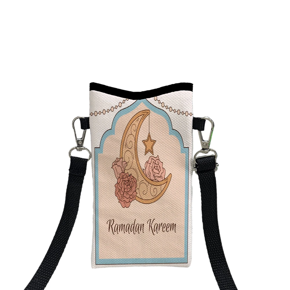 

Dreamy Cute Roses Crossbody Phone Bag Adjustable Detachable Strap Designed ForWomen CrossbodyBag Shoulder Bag12.4